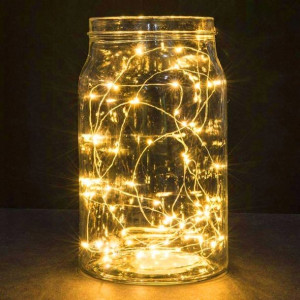 Światełka Lampki Łańcuch 30 LED Białe 2-PACK