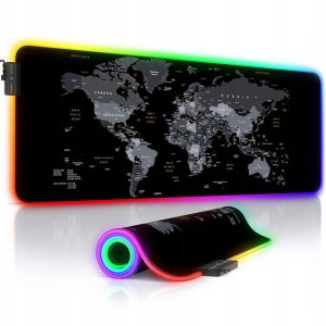 TitanWolf Podkładka Pod Mysz Klawiaturę RGB LED XL