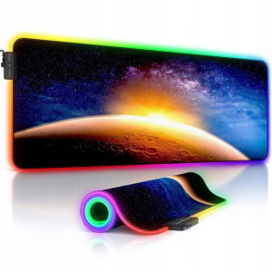TITANWOLL - Mata Podkładka Pod Mysz Klawiaturę RGB