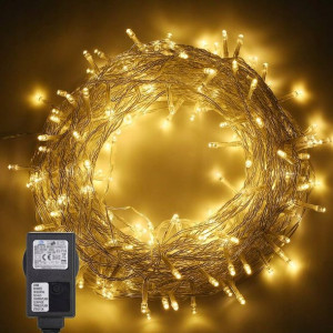 Tomshine Regulowane Lampki Kurtyna 200 LED Łańcuch