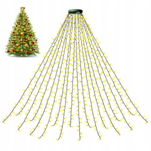 Toyete Lampki Na Choinkę Z Pierścieniem 400 LED
