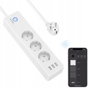 USmart Przedłużacz Listwowy Zasilacz Ładowarka USB