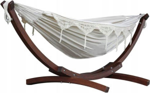 Vivere Brazylijski Hamak Na Stelażu Drewno Bali XL