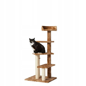 Wieża Dla Kota Drapak Legowisko 5 POZIOMÓW 124cm