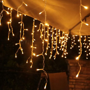 Wodoodporna Kurtyna Świetlna Lampki 5m 200LED