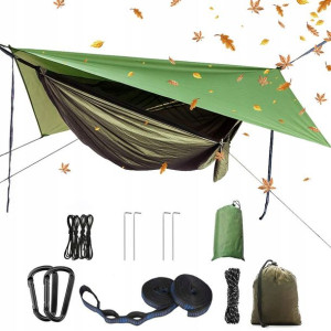 YCD Hamak Z Moskitierą Kryty Namiot Trekking XL
