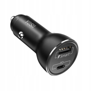 Yosh Ładowarka Samochodowa 36W 2 Port KFZ USB-C