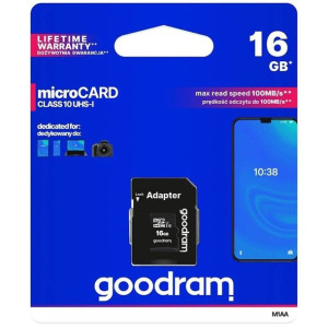 Goodram Karta Microsd 16gb Micro + Adapter Sd