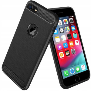 Etui Pancerne Karbon Do Iphone 6 / 6s + Szkło