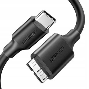 KABEL USB C - micro USB 3.0 do dysku 1m UGREEN