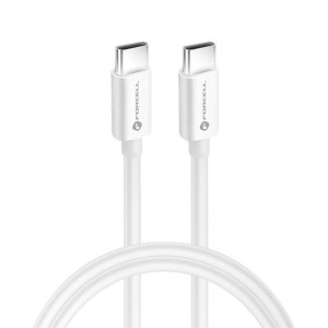 Forcell Kabel Typ C Do Typ C Qc4.0 5a/20v Pd100w C339 1m Biały