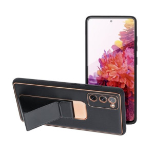 Futerał Leather Case Kickstand Do Samsung Galaxy S20 Fe / S20 Fe 5g Czarny