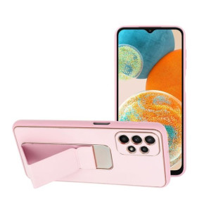 Futerał Leather Case Kickstand Do Samsung Galaxy A23 5g Różowy