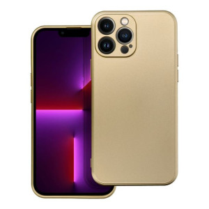 Futerał Metallic Do Iphone 13 Pro Max Złoty