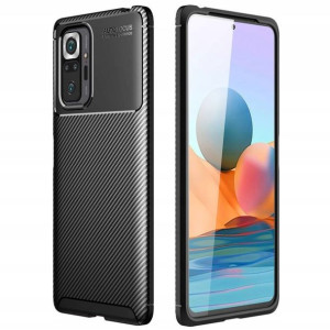 Etui Mocne Karbon Carbon Do Xiaomi Redmi Note 10