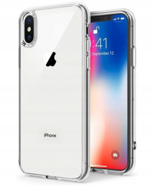 Etui Mocne 2mm Bezbarwne Do Iphone Xs Max +szkło