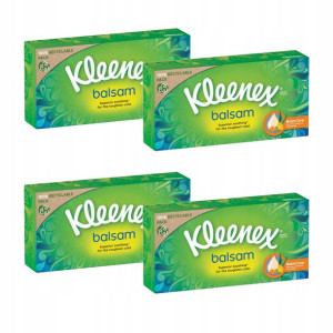 Chusteczki higieniczne KLEENEX Balsam 4x 64 szt