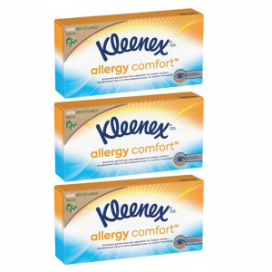 KLEENEX Box Allergy Comfort Chusteczki 3x 56szt