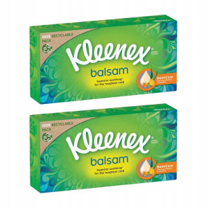 Chusteczki higieniczne KLEENEX Balsam 2x 64 szt