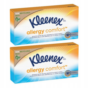 KLEENEX Box Allergy Comfort Chusteczki 2x 56szt