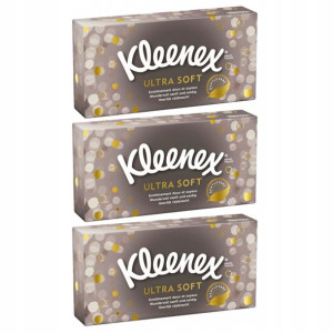Chusteczki higieniczne KLEENEX Ultra Soft 3x 64szt