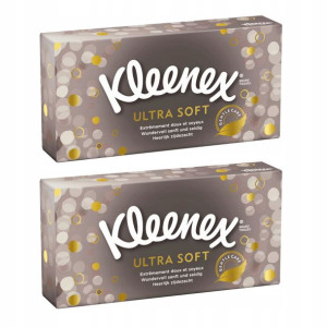 Chusteczki higieniczne KLEENEX Ultra Soft 2x 64szt
