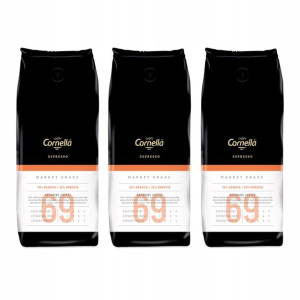 Kawa ziarnista CORNELLA Espresso 69 Market 3x 1 kg