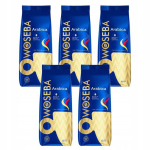 WOSEBA Kawa ziarnista Arabica 5x 500 g
