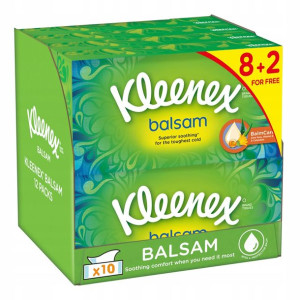 Chusteczki higieniczne KLEENEX Balsam Box 10x64szt