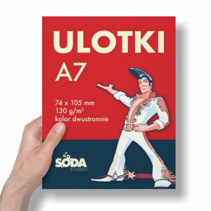 Ulotki A7 • 130g • 2500 szt.