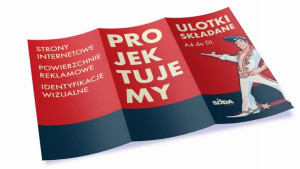 Ulotki składane A4 do DL • 130g • 2500szt.
