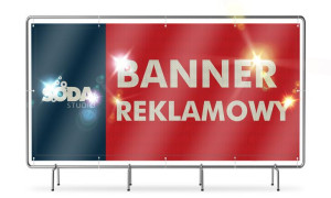 baner ODBLASKOWY gotowy do powieszenia