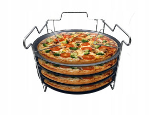 Podkład Blacha Tacka Do Pizzy 4 Stojak Podstawa Do Pieczenia