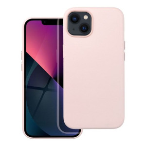 Leather Mag Cover Do Iphone 13 Różowy
