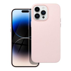 Leather Mag Cover Do Iphone 14 Pro Max Różowy