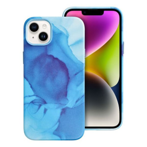 Leather Mag Cover Do Iphone 14 Plus Blue Splash