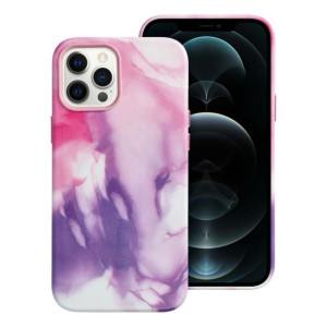 Leather Mag Cover Do Iphone 12 Pro Max Purple Splash