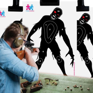 Tarcze Strzeleckie ASG Air Soft Gun ZOMBIE 10 sztuk