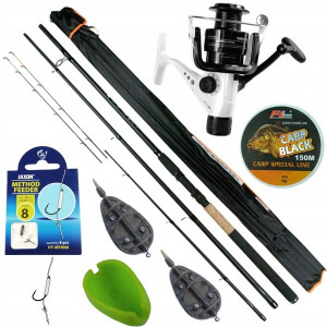 zestaw METHOD FEEDER wędka JAXON kołowrotek ZF1