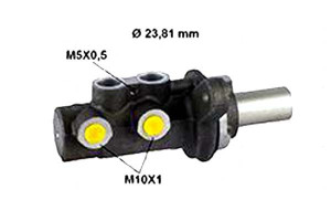 Pompa Hamulcowa Citroen C3 1.6hdi 04- 23.81 Metell