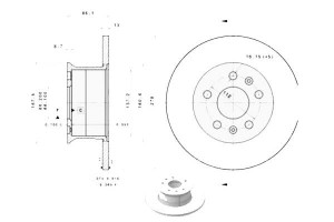 Komplet Tarcz Hamulcowych [brembo]