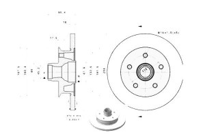 Komplet Tarcz Hamulcowych [brembo]