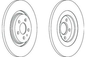 Tarcze Hamulcowe 2szt Citroen C8 Jumpy Fiat Ulysse