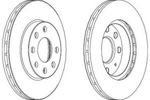 Tarcze Hamulcowe 2szt Opel Corsa C 1.0/1.2/1.7d 09
