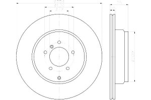 Tarcze Hamulcowe Hella Pagid Sdb500203 Lr017804 Lr