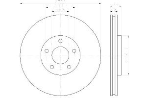 Tarcze Hamulcowe Hella Pagid 40206et01a 402069828r