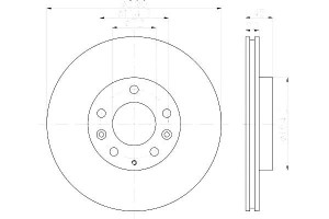 Tarcze Hamulcowe Hella Pagid N12y3325x A Nf4y3325x