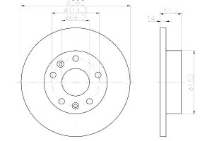 Komplet Tarcz Hamulcowych [hella]