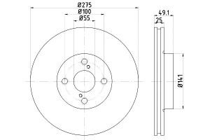 Tarcze Hamulcowe Mintex 4351202080 4351202081 Dsk2