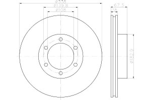 Tarcze Hamulcowe Mintex 4351260150 4351260151 Dsk2